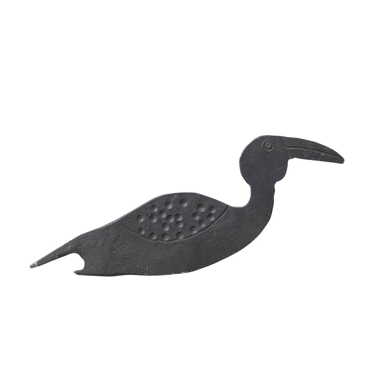 Hello Honey® Black 2.5" Metal Bird Shaped Bottle Opener